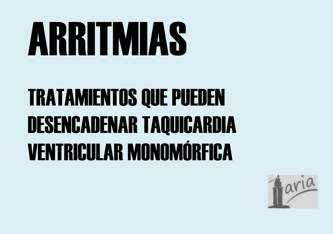 Imagen destacada - FÁRMACOS QUE PUEDEN CAUSAR ARRITMIAS VENTRICULARES. (Taquicardia Ventricular Monomórfica) 